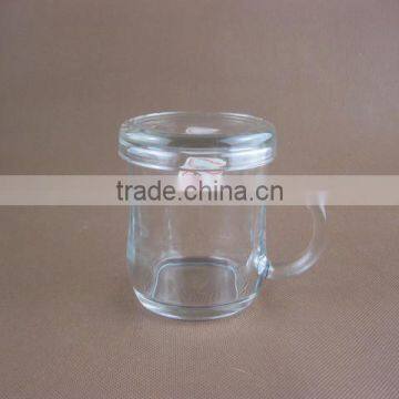 handy drinking glass cup with handle/glassware