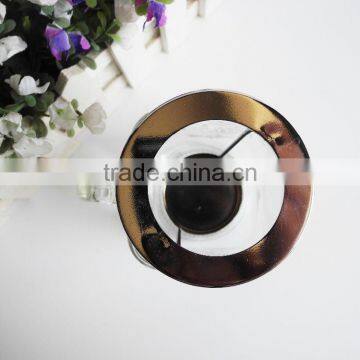 Decorated Candle in Clear Glass Jar photo-2