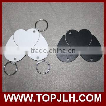 Promotional Gift Personalized Custom Logo Mdf Keychin Keyring photo-5