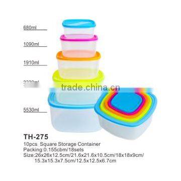 Wholesale Plastic Clear Square Storage Container With Lid photo-4