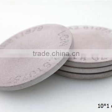 4 set hand made Engraved Concrete Coasters for tea cup coaster