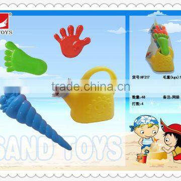 wholesale plastic sumemer beach toys 4pcs set/ eco sand toys for kids