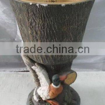 knock-down fiberglass duck wooden flower pots for livingroom