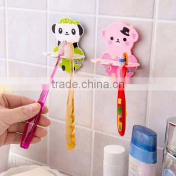 wholesale 2016 new design plastic cartoon toothbrush holder suction cup toothbrush holder