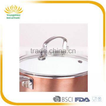 2 Layers White Ceramic Aluminum Pot Cooking Pot photo-3