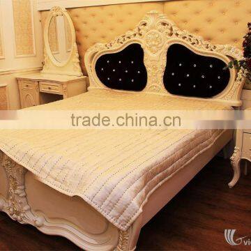 Hand Embroidered Blanket, 100% Handmade in Vietnam photo-3