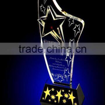 Glamour Star Award Crystal Star Trophy