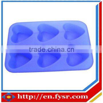 heart shaped silicone cake mould cookie cup