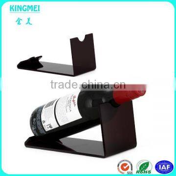 Custom Hot Bending Single Wine Bottle Display Holder on Desk for Stores photo-3