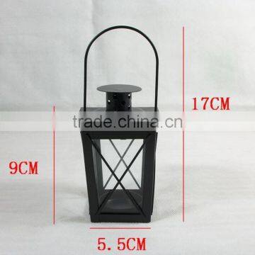 Antique Metal Lantern With Led Candle Outdoor Decorative Metal Latnern photo-3