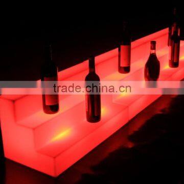 PE Plastic Led Bar Furniture, Ice Bucket/ice Basin, Led Wine Shelf photo-3