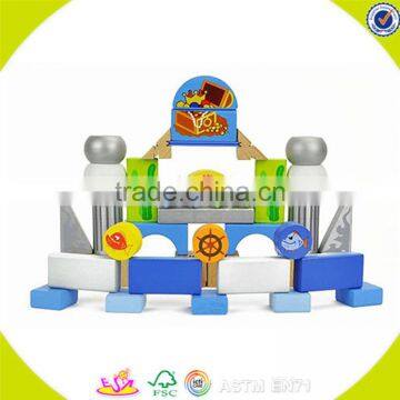 Wholesale Colorful Wooden Blocks Toy Top Quality Building Wooden Blocks Toy for Kids W13A014 photo-3