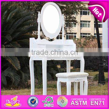 2017 New Design Luxurious Bedroom Solid Wooden Dressing Table With Drawers W08H071 photo-4