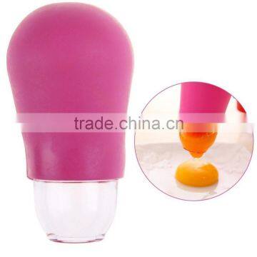 Hot Kitchen Gadget Silicone Egg Yolk White Suction Seperator Divider Filter photo-3