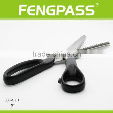 S8-1001 22.9cm 2Cr13 Stainless Steel Blade With Plastic Handle Cloth Scissors photo-3