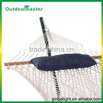 2 Person Hammock With Stand Cotton Rope Fabric photo-2