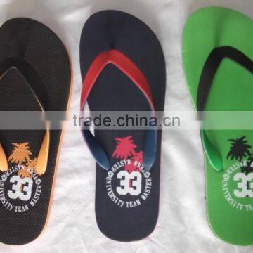 More Rubber PE Black Beach Flip Flops Sandals