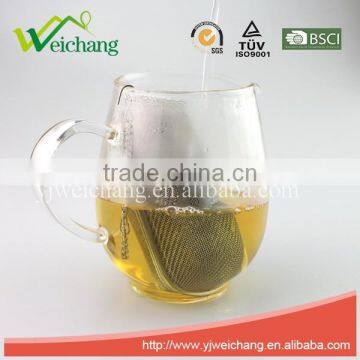 WCJ1074 Hot Sale Long Chain Tea Strainer 18/8 Stainless Steel Fine Mesh Tea Infuser photo-6