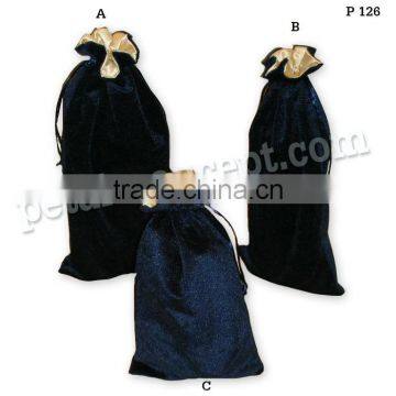 Velvet Wine Bottle Pouch photo-2