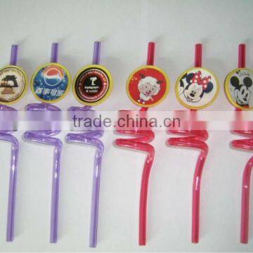 cartoon crazy drinking straws