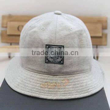 High Quality Custom Bucket Hat Fashion Korea Style Fisherman Cap With Woven Label Logo photo-2