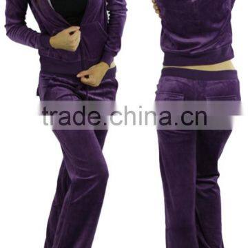 Comfy Soft Plush Velour Suit Hoodie Sweat Set Tracksuit photo-5