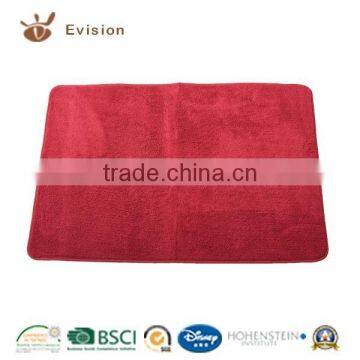 2016 NEW Microfiber Coral Fleece Bathmat in Wine