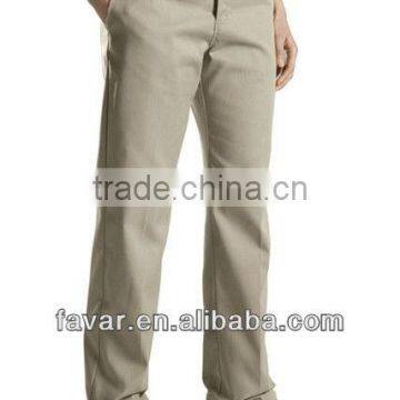 EN533 anti-fire welder worker 100 cotton khaki drill work pants