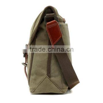 Vintage Casual Cotton Canvas Shoulder Bag,Haversack for Unisex photo-3