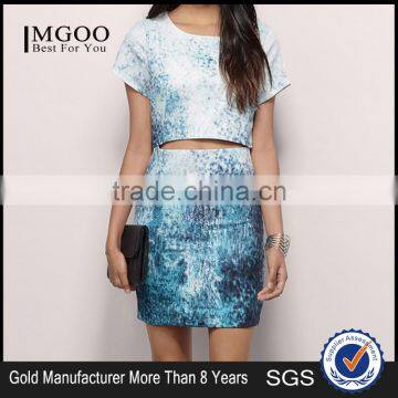 MGOO Fast Selling OEM/ODM China Made Printed OL Dress Fashion Short Dress Elegant Evening Dress #25306012 photo-3
