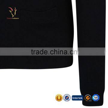 V Neck Mens Knitted Cashmere Cardigan Sweater photo-3