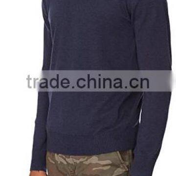 Autumn Cotton V-neck Pullover Men Sweater Hand Made Designs photo-4