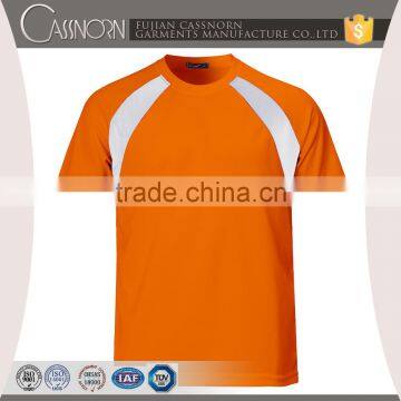 Breathable Custom Contract Color Decoration Crew Neck t- Shirt for Men photo-3