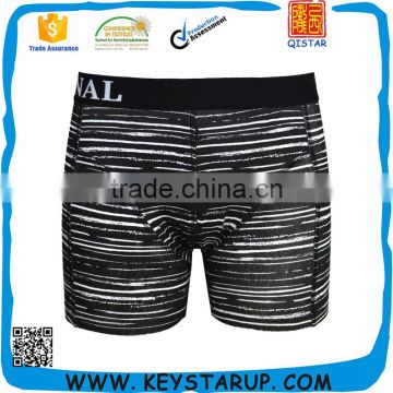 Sexy Striped Male High Quality Underwear Boxer Briefs for men