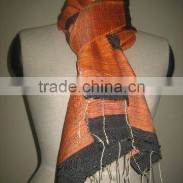 Raw Silk Scarf