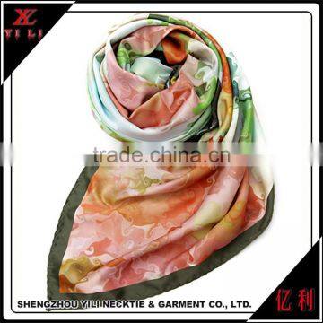 Top Design Printing Silk Scarf For Women Brand Products