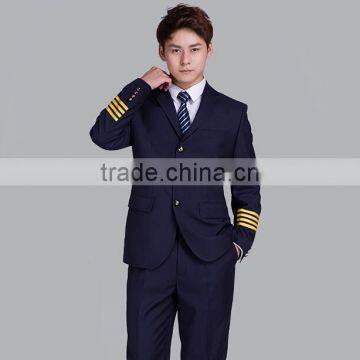 Custom Juqian Brand New Design Man Pilot Uniform ,slim Fit International Pilot Uniforms Wholesale photo-2