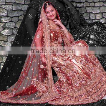 Designer embroidered bridal lehenga