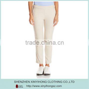 Polyester With Spandex Ladies Golf Pants /slim Fit Golf Trousers photo-3