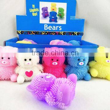 promotional bear Light up heart puffer animal ball puffer cute bear