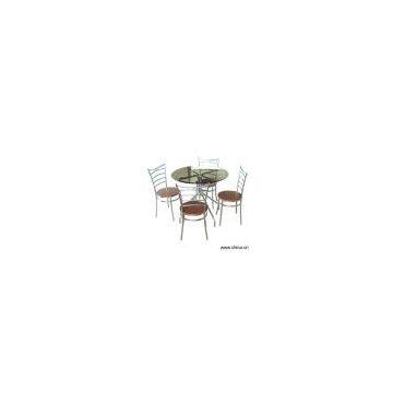 Sell Chrome Dining Set (1 Table snd 4 Chairs)