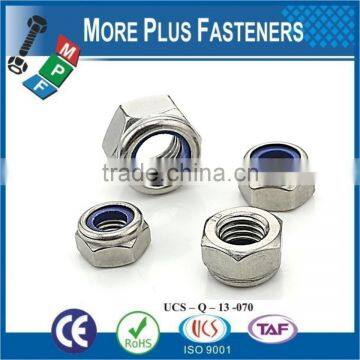 Made in Taiwan Prevailing Torque Type Hexagon Nut Plastic Insert DIN 985 photo-3