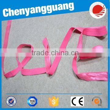 5/8inch Custom Print Fold Over Elastic Webbing&Rubber Elastic Tape photo-4