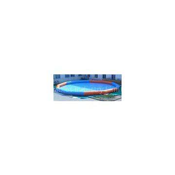 0.9MM (32OZ) PVC tarpaulin Outdoor Small Orange Inflatable Swimming Pool for Walk Roller