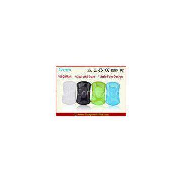 External 6800mah Green Ultra Slim Lithium ion power bank , PSP , Digital Camera power banks