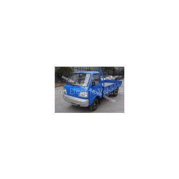 Single Cab Electric Platform Truck 5t Load Capacity With Hydraulic Steering System