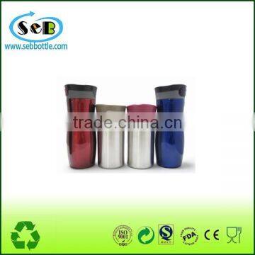 Best price direct factory wholesale double wall stainless steel insulate coffee mug with autoseal lid