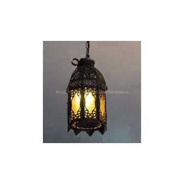 droplight 1 Light Classical Droplight Restoring Ancient Ways Antique Brass Spray Lacquer Glass Metal
