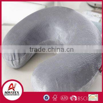 Fashionable travel U-shape pillow, Memory foam travel pillow, Solid color memory foam for travel