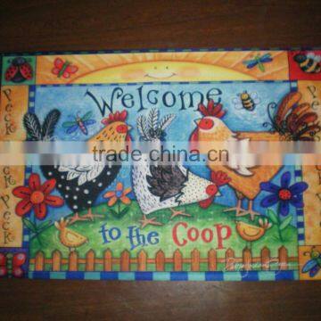 new desig print microfiber kitchen mat